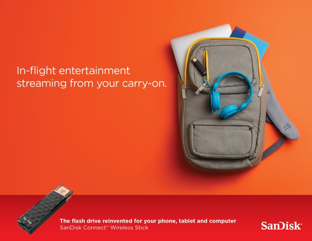 sandisk entertainment from your carry on